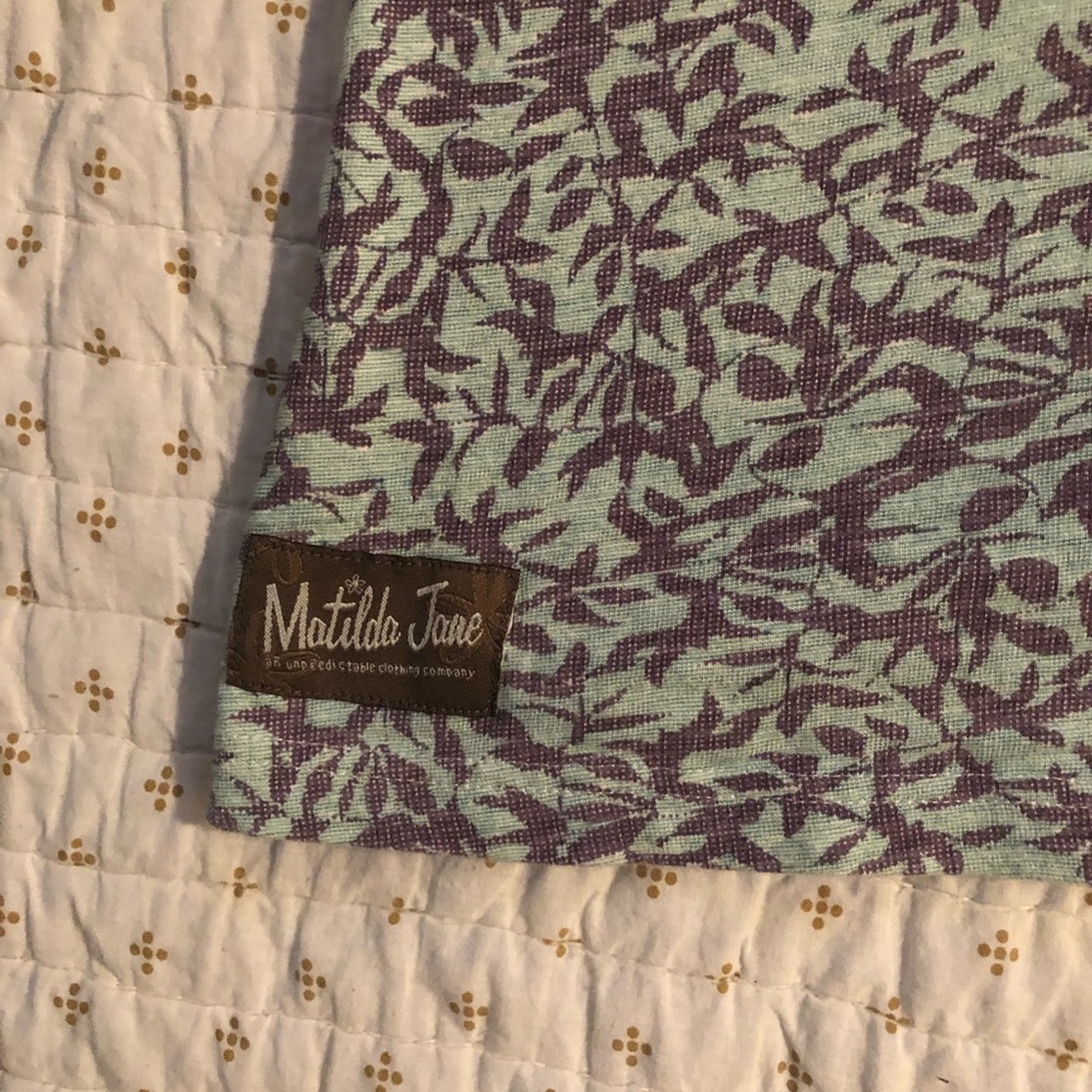 Matilda Jane “YOU & ME” June Bug Button Up Dress - Picture 4 of 6